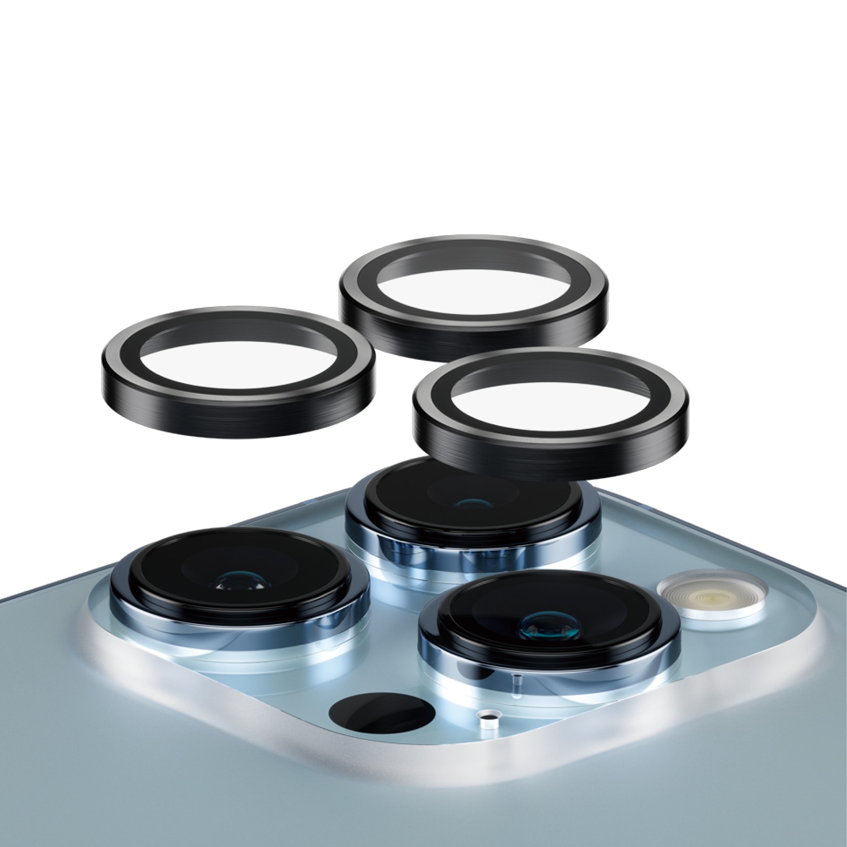 iPhone 13 Pro Max Hoops Camera Lens Protector Svart