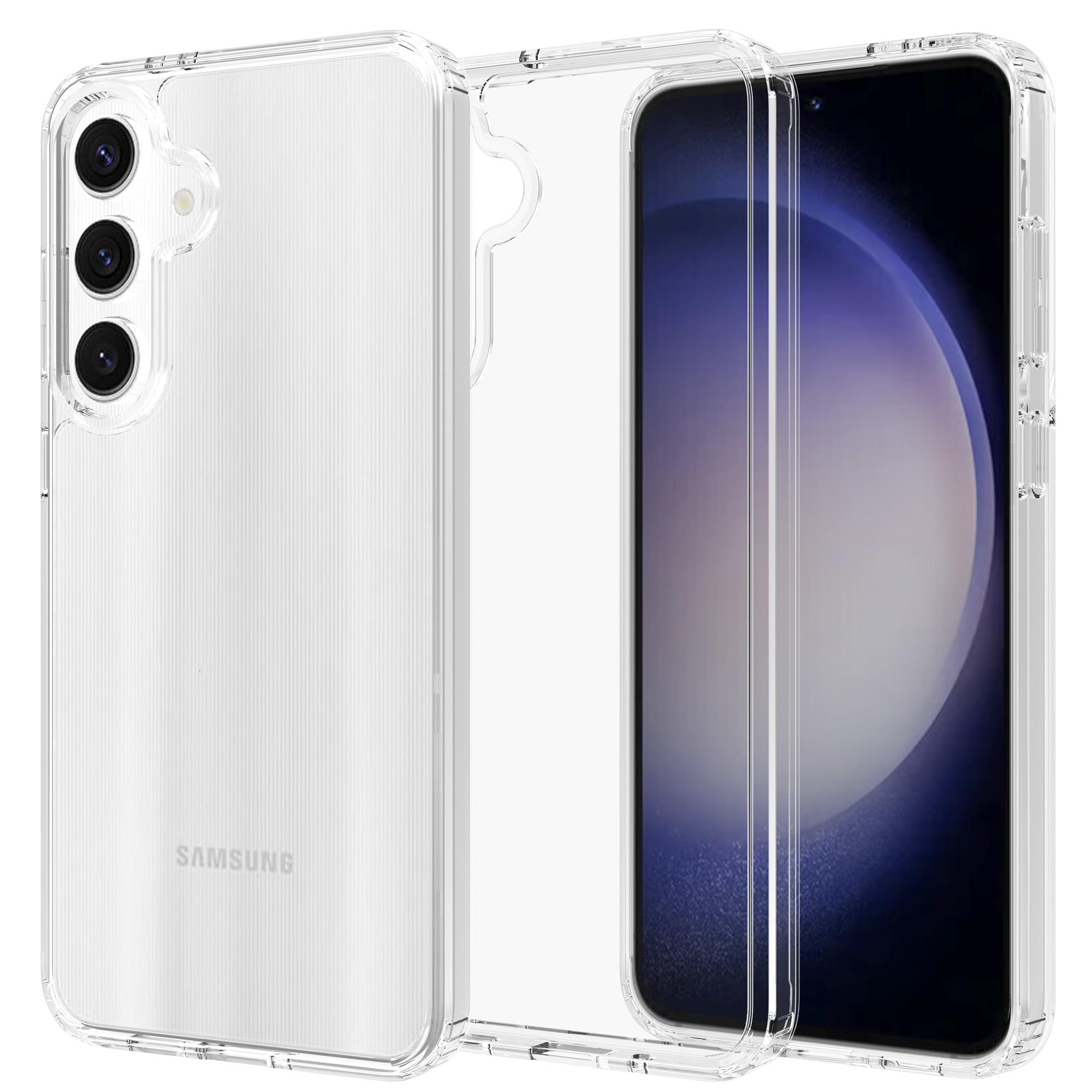 Hybridskal Samsung Galaxy S24 FE Genomskinlig