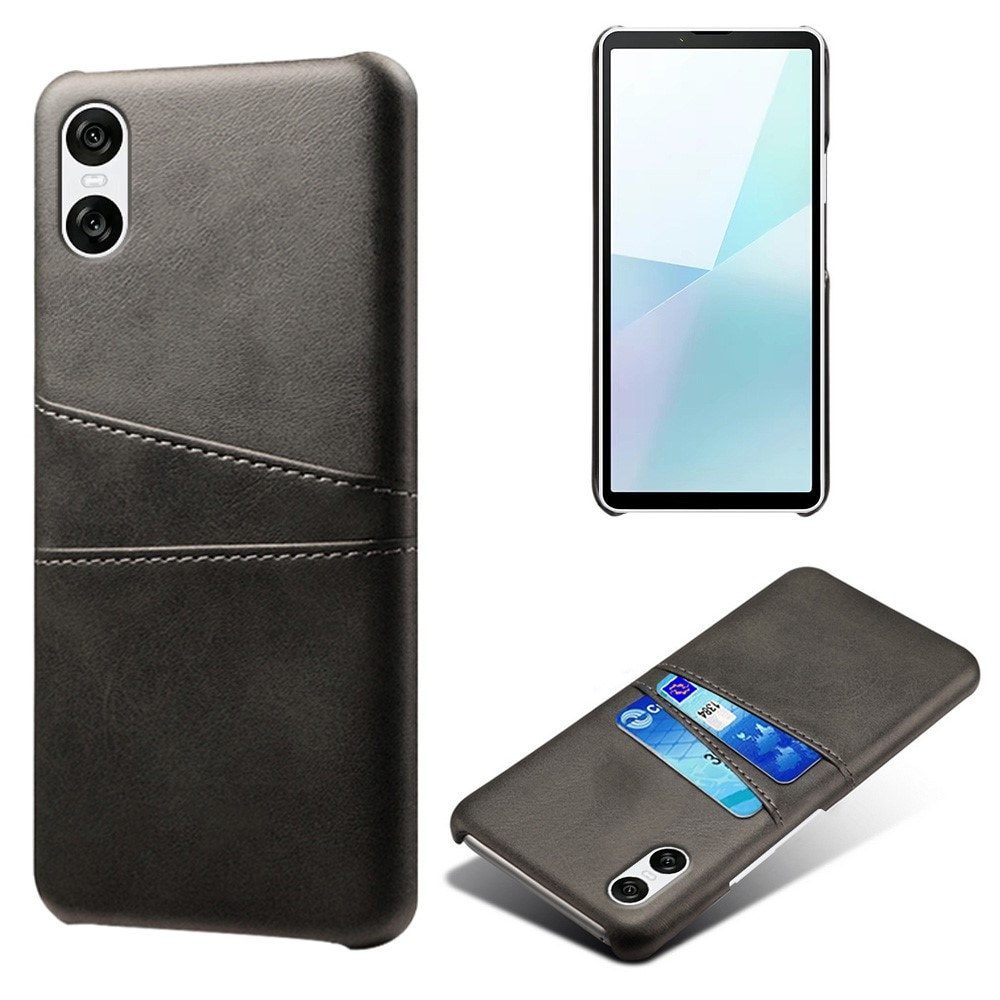 Card Slots Case Sony Xperia 10 VI Svart