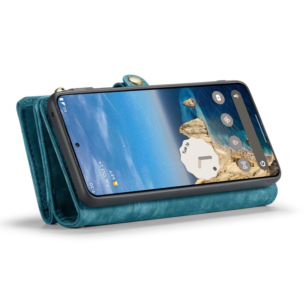 Multi-slot Plånboksfodral Google Pixel 9 Blå