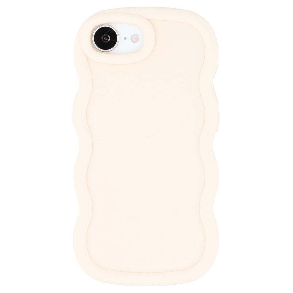 Wavy Edge TPU Skal iPhone 16e Vit