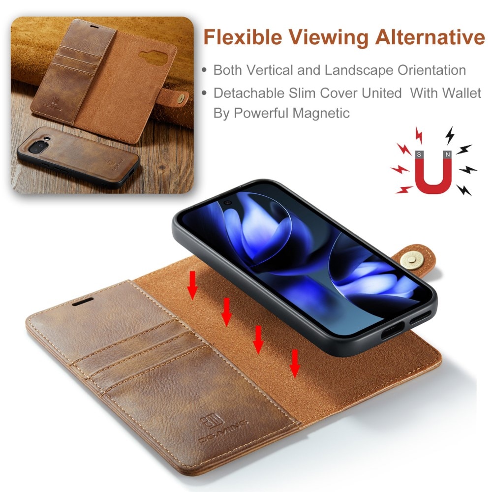 Magnet Wallet Google Pixel 9a Cognac