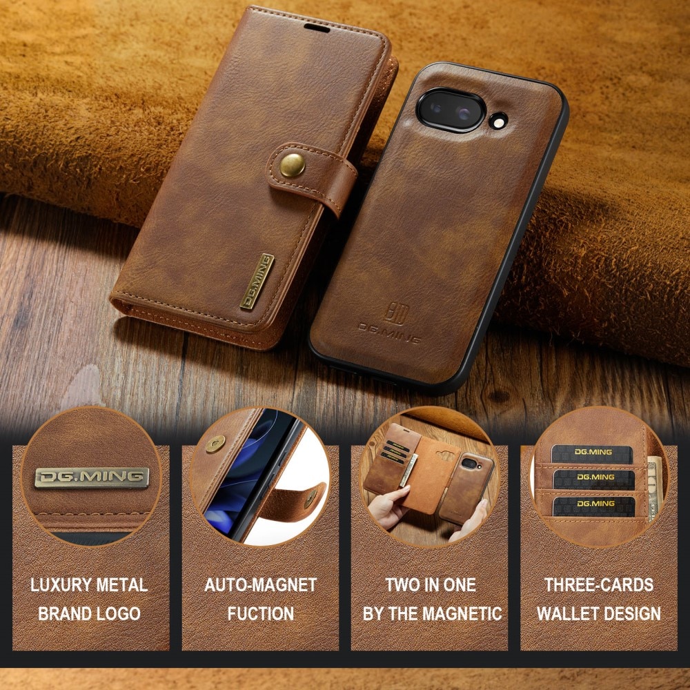 Magnet Wallet Google Pixel 9a Cognac