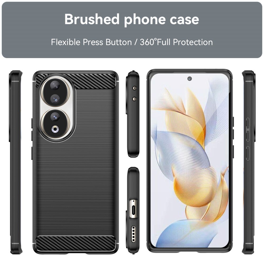  Honor 90 Skal TPU Brushed Svart