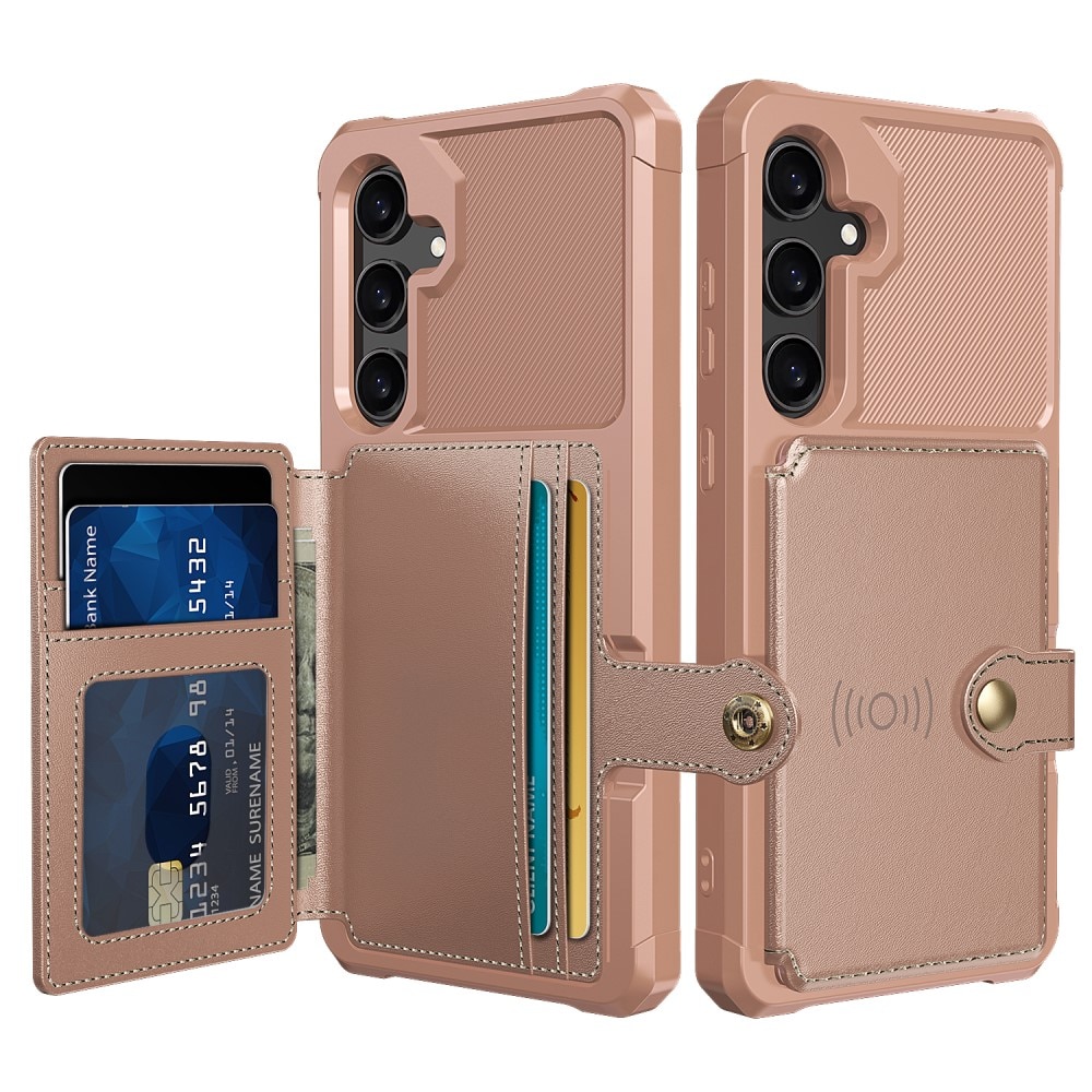 Tough Multi-slot Case Samsung Galaxy S24 Rosa