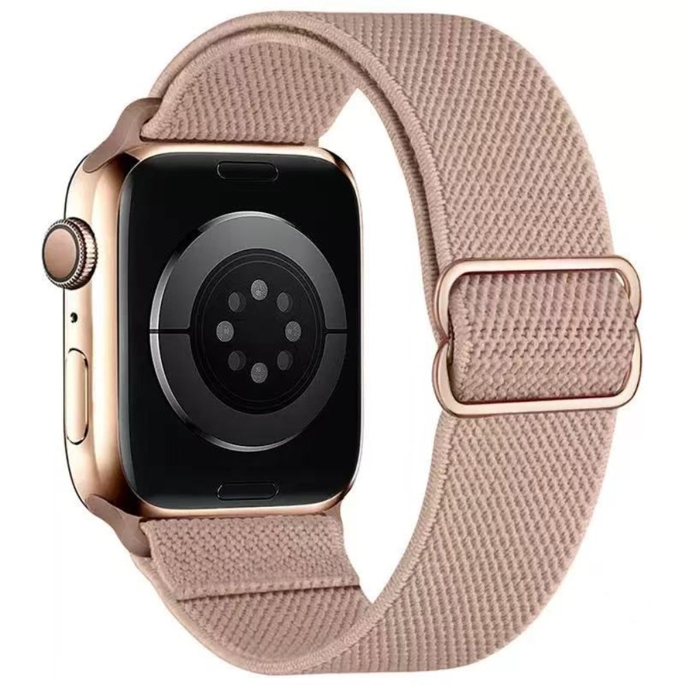 Elastiskt Nylonarmband Apple Watch SE 44mm Beige