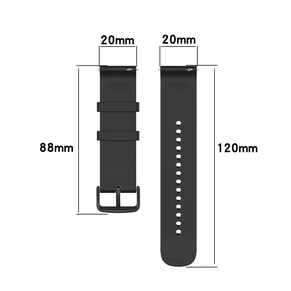 Silikonarmband Garmin Vivomove Style Röd