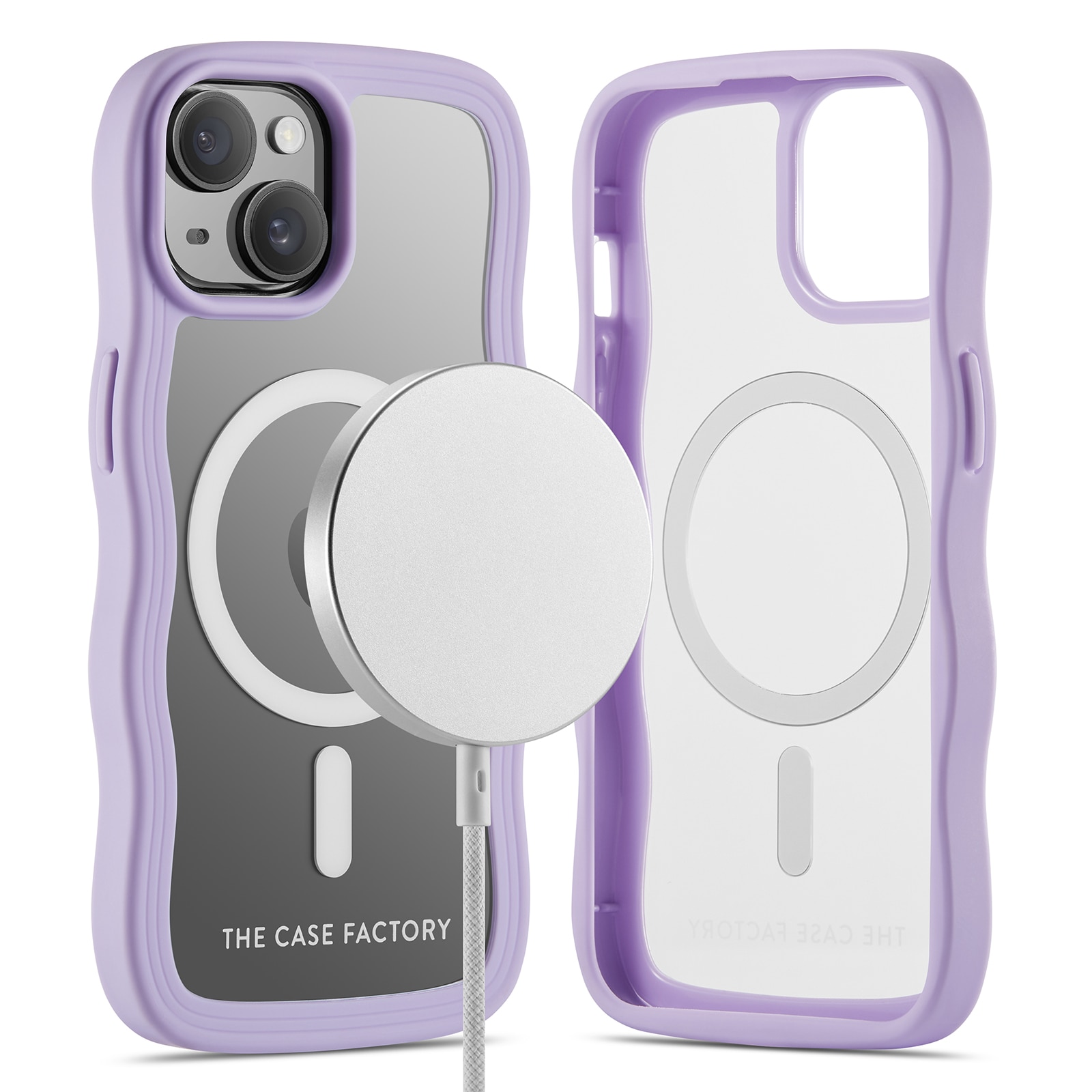 The Wave Mag Case iPhone 13 Lila