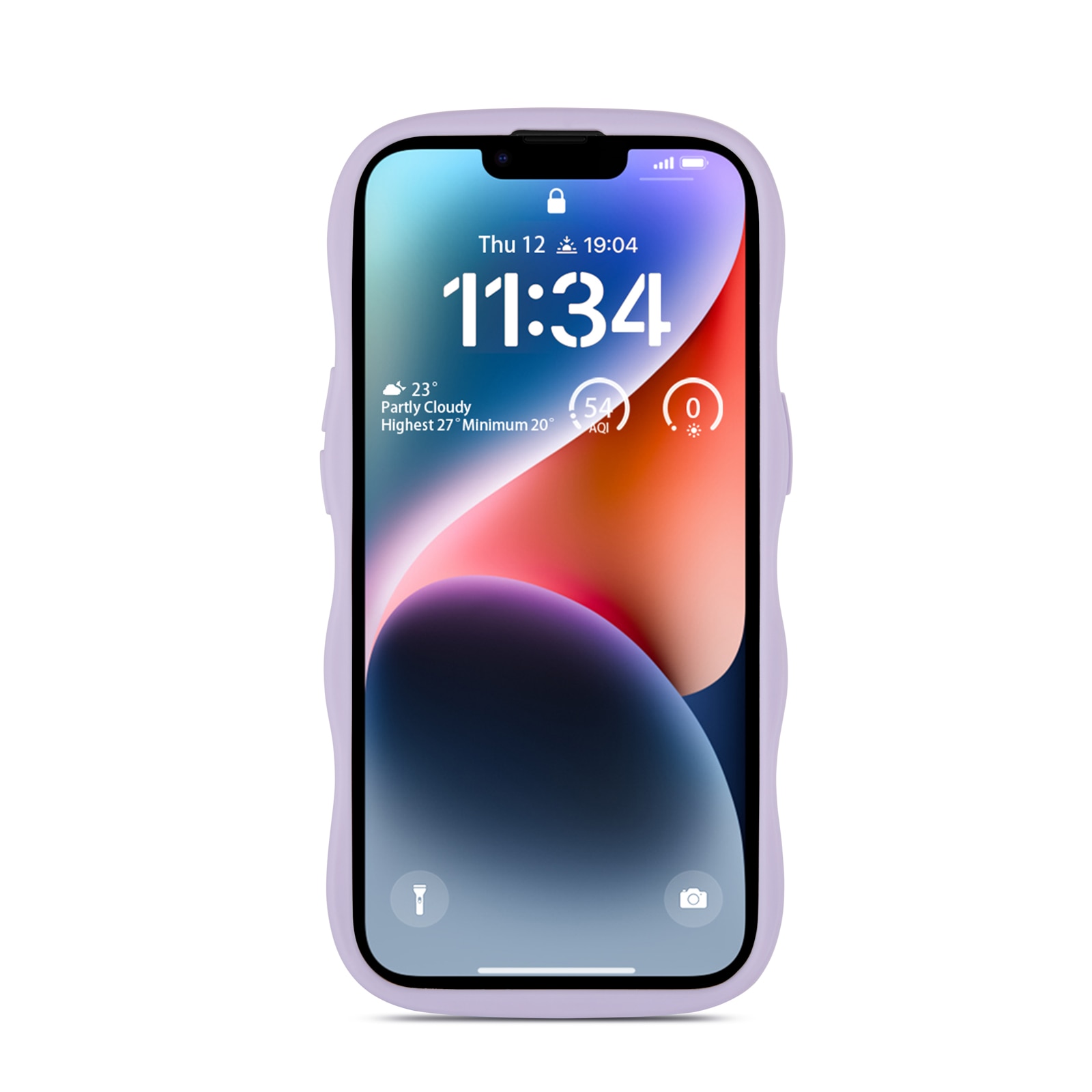 The Wave Mag Case iPhone 13 Lila